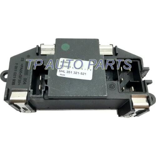 Blower Resistance Regulator For Au-di OEM 5HL351321-521 5HL351321521 351321-521 351321521 8K0820521 K5909004