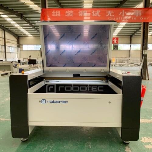 RUIDA controller 9013 CO2 laser engraving machine with RECI 80w100w 130w 150w laser tube, and water chiller CW3000