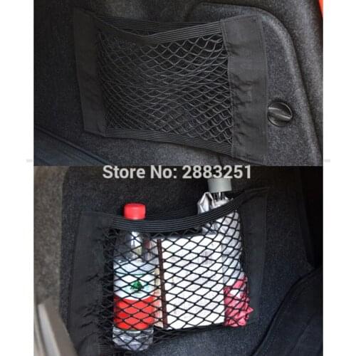 Car Styling Car Rear Trunk Back Seat Elastic String Net Mesh Storage Bag for Honda fit accord crv civic 2006-2012 Accessories