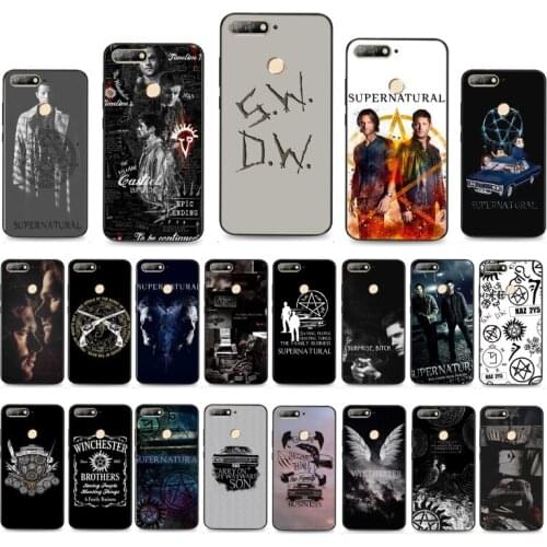 Supernatural SPN Dean And Sam Phone Cases For Huawei Honor 7C 7A 8X 9X 8A 10i 20S 8C 8S 9A 9S 10X lite