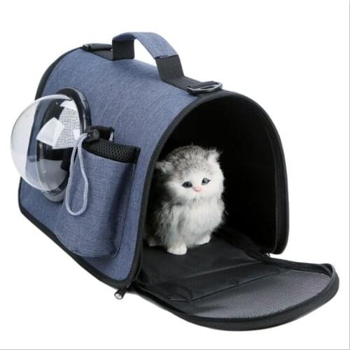 Pet breathable transport carrying bag Transport Bag Portable Pet Carrier Bag Carrying for Small Cats Dogs Travel Ba Collapsible