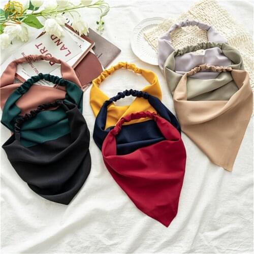 Bargain Promotion Sales Wholesale Women Hair Accessories Classic Elastic Hair Scarf Girls Headband Fashion Headdress Bandanna
