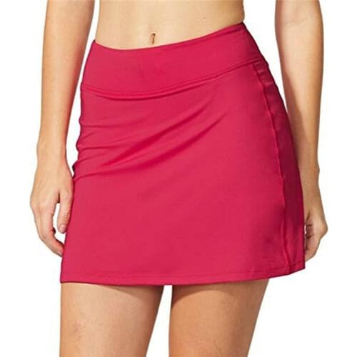 Fake Two-Piece Hakama Skirt Womens New Pencil Skirts Lightweight Womens Running Tennis Golf Workout Sports Mini Skirt
