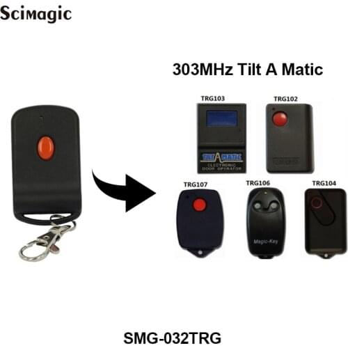 1 Button 303.00 MHZ Garage Door Remote Key For Doormate 700T TRG300/306 TR300 TRV300/303 TRG107 TiltAMatic
