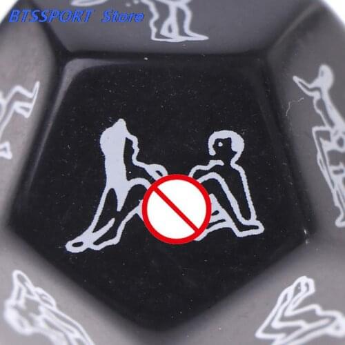 2pcs 12 side luminous dice adult dice game romantic dice toy Sex Funny Adult Dice Games Sexy Romance Erotic Craps Toy