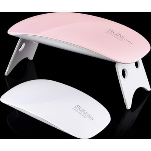 6 w UV/LED Lamp Mini Portable Nail Dryer USB Cable for the Gift Domestic Use Nail Polish Gel Dryer USB lamp Manicure Phototherap