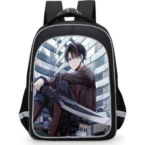 Children Cartoon backpack Wings of Freedom fashion Pupils waterproof school bag anime students Orthopedics Rucksack Mochila