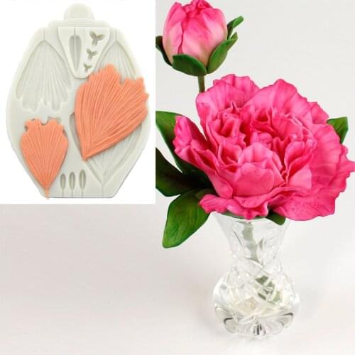 Luyou 1pc Flower Cake mold Silicone mold fondant mold birthday cake decorating tools chocolate Sugarcraft mold FM1860