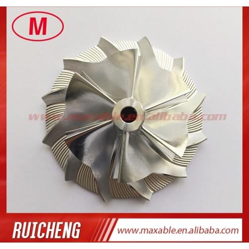 K04 5306-123-2016 39.30/56.08mm 6+6 blades high performance turbo billet/milling/aluminum2618 compressor wheel for 5309-988-0129
