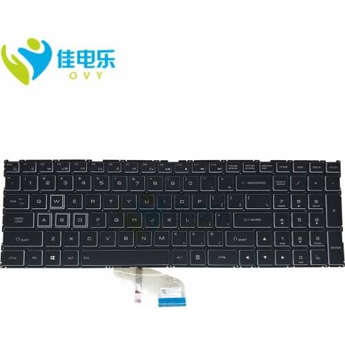 Fast Ship OVY SP Spanish laptop keyboard for Thunderobot 911 air with backlit P/N:AENL5U00010 WBM15F23USJ920 KB