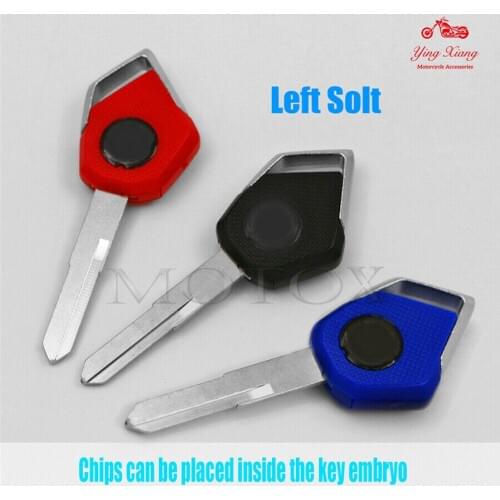 Left Slot Blank Blade Motorcycle Uncut Key Fit For Kawasaki