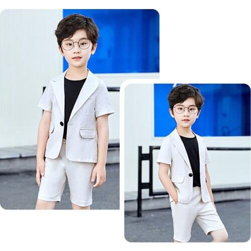 2020 Summer Boys Suits Clothing Sets PCS Party Costume Formal Wear Weddings Gentle Clothing Teen Clothes For 2-8 Years Boys