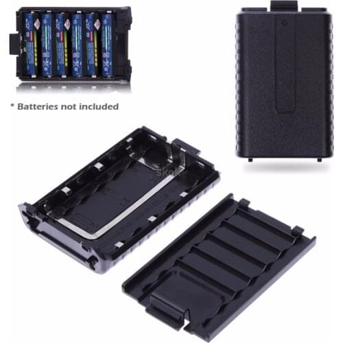 Replacement 6x AAA Batteries Pack Shell Box for Baofeng UV-5R 5RE Two Way Radio MAY23 dropship