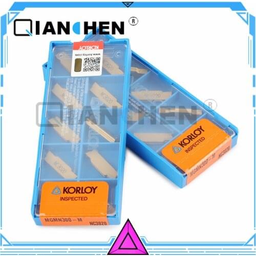 Korloy MGMN300-M NC3020 (10pcs/lot) High Quality Internal Turning Tool Insert Genuine Original Korea Hard Alloy Ashley