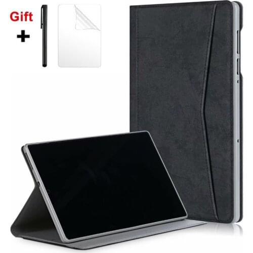 2020 Leather Cover For Lenovo Tab M10 FHD Plus Case 10.3 TB-X606F/X 10.3" Funda Folding Stand Shell Etui M10 plus +Film Pen