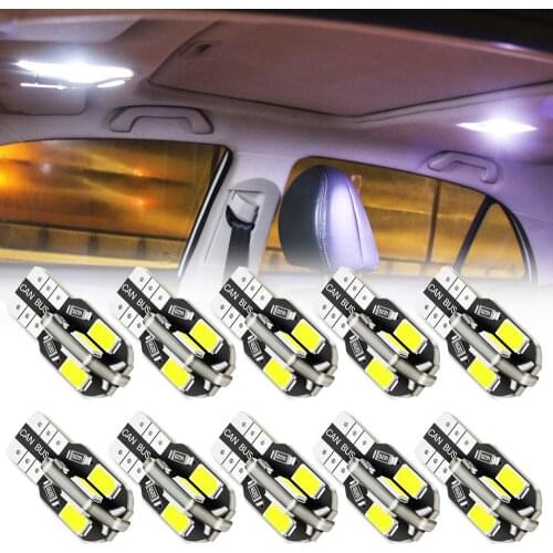 10x T10 LED W5W 2825 Interior Light Bulb for Lexus RX LX GX IS NX UX LS GS ES RC LC CT200h RX300 RX330 RX350 RX270 RX450h
