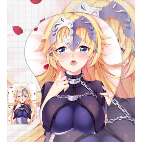 Fate Stay Night Saber Figure 3d Anime Girl Soft Gel Gaming Mouse Pad Mousepad Wrist Rest 5154 Gifts Man Adult Toy