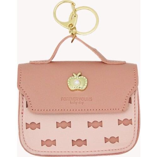 New Women Coin Purses Cute Girl Cartoon Mini Bag Key Ring Case Small Wallet Card Holder Coin Purse Clutch Handbag Portefeuille