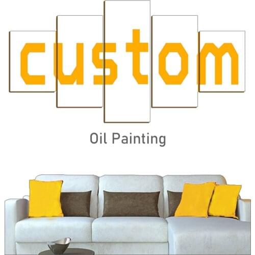 Handmade Customized Portrait Oil Painting On Canvas Abstract Modern Landscape Flowers Poster Interior Decoration Mural Pictures