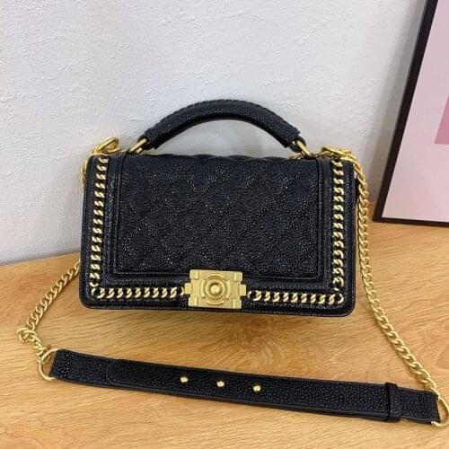 Bags For Women 2021 Luxury Handbags Women Bags Designer Woman Caviar Leather Crossbody Bag Messenger Chain Bag Bolsa Feminina