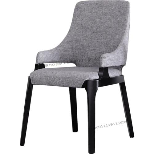 Customized Nordic Dining Chair Modern Simple Solid Wood Back Chair Wooden Stool Leisure Chair Cosmetic Chair Dining Chair Househ
