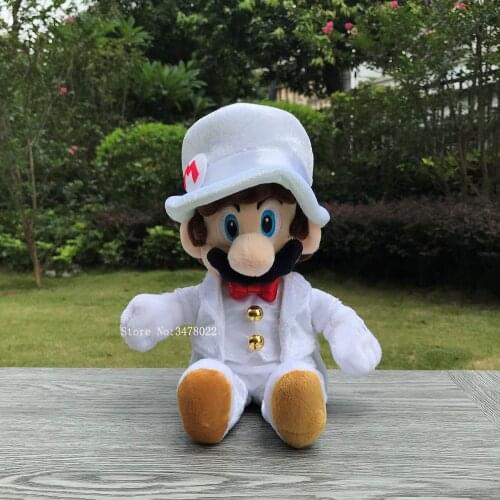 Super Odyssey Wedding Dress Luigi Plush Game Stuffed Toy Cartoon Soft Doll 9
