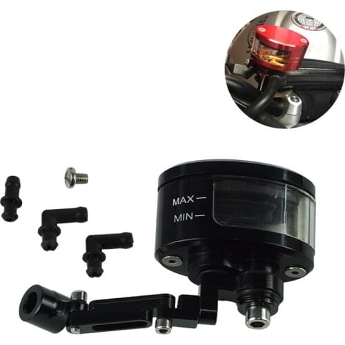 Universal CNC Aluminum Alloy Motorcycle Motorbike Brake Clutch Tank Cylinder Fluid Oil Reservoir Cup For Honda Yamaha Suzuki