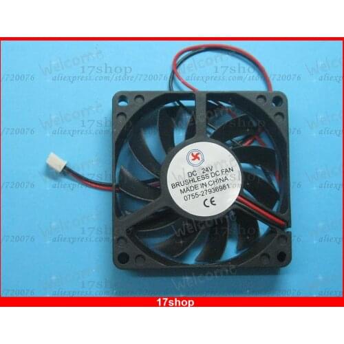 1 x Brushless DC Cooling Fan 24V 6010S 11 Blades 60x60x10mm
