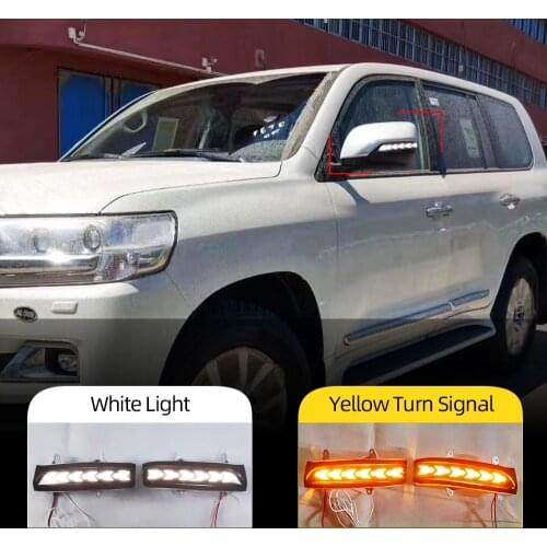1 Set Side Rearview Mirror LED Turn Signal Light Repeater Lamp For Toyota Land Cruiser Prado 2009-2020 Land Cruiser 2012-2020