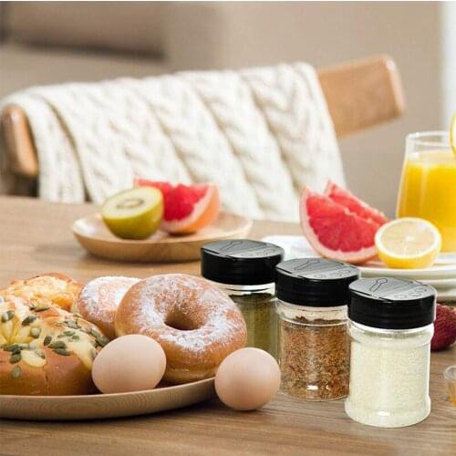 10-25PC Salt and Pepper Shaker Spice Container Plastic Does Not Contain BPA Jar Set Kitchen Spice Jar Condiment Dispenser