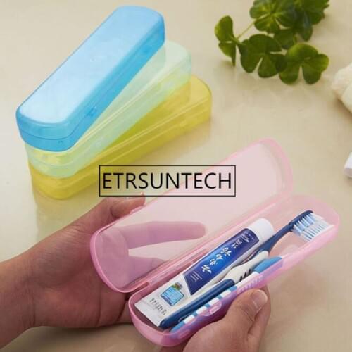 200pcs Portable Hygienic Travel Camping Toothpaste Toothbrush Holder Protect Case Storage Box