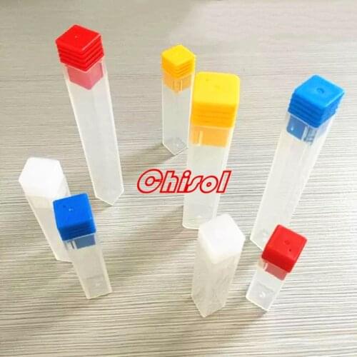 Free shipping 100pcs cnc tungsten carbide end mill plastic packing box hardware tools PP packaging boxes