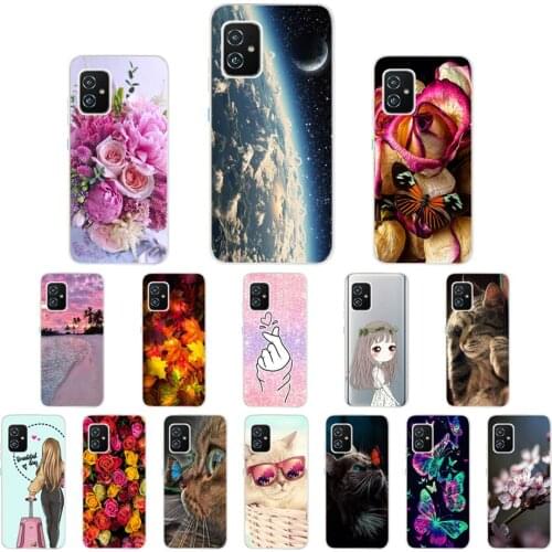 Case For Asus Zenfone 8 ZS590KS Back Cover Shockproof Clear Soft TPU Bumper Coque For ASUS ZS590KS Zenfone 8 5.9" Case Shell
