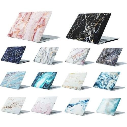 New Marble Pattern Laptop Case For Apple MacBook Pro Retina Air 11 12 13 15 inch For Mac New Air Pro A2337 A1708 A1990 Shell