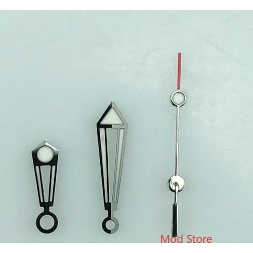 Black/Gold/Silver Watch Hands Fit Miyota8215/8205 DG2813 Mov't Parts Hands Set Mods SEA MASTER Style Copper With Luminous