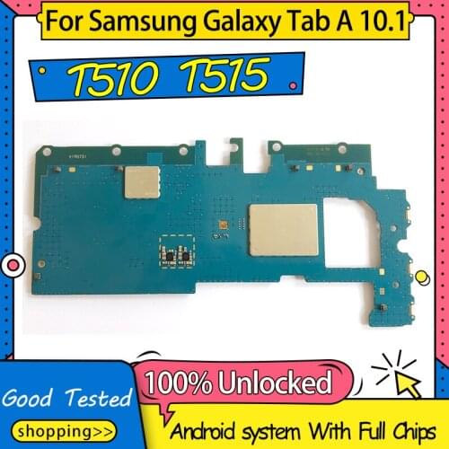Good Working Unlocked Motherboard Mainboard Logic Board For Samsung Galaxy Tab A 10.1 T510 T515 Motherboard With Full Chips