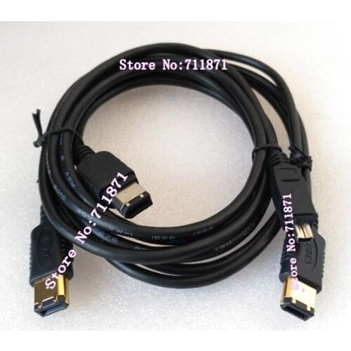 6Pin to 6P Male to Male IEEE 1394 Cable Line IEEE 1394 Firewire Line cable 6Pin to 4P Male Firewire 1394 cable Line wire cord
