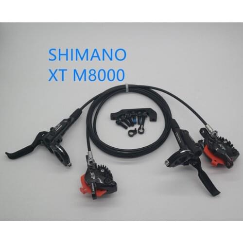 Shimano Deore XT M8000 Hydraulic Disc Brake Set Brake M8000 Hydraulic OIL Brake Black ICE-TECH and resin metal PADS