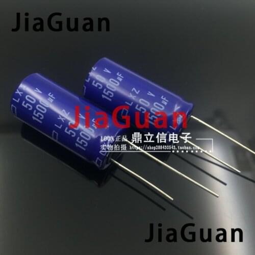 20pcs NEW NIPPON LXZ 50V1500UF 16x35MM electrolytic capacitor NCC 1500UF 50V lxz CHEMI-CON 1500uF/50v Ultra Low Impedance