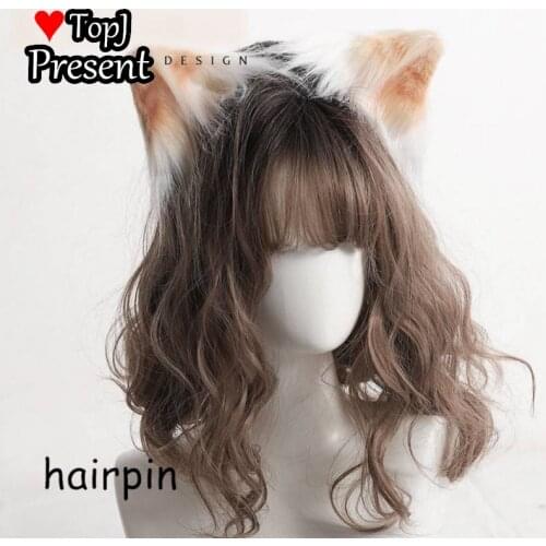 Cat ear headdress hand made animal ear hairband JK Lolita hairpin Cute Japanese Lolita hairdress