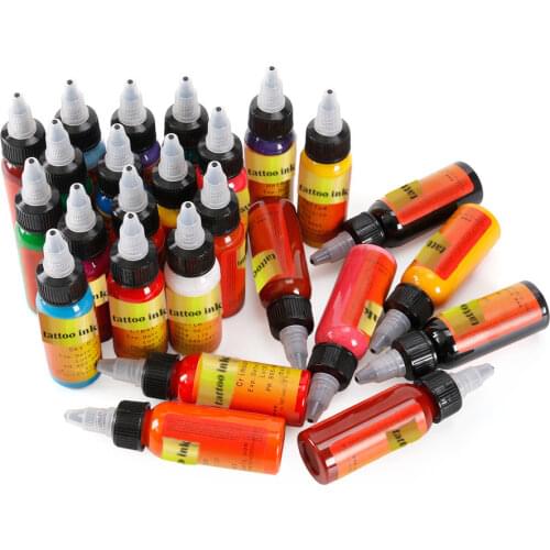 30ml Body Painting Tattoo Ink Permanent Makeup Coloring Pigment Eyebrows Eyeliner Tattoo Paint Body Eternal Tattoo Ink