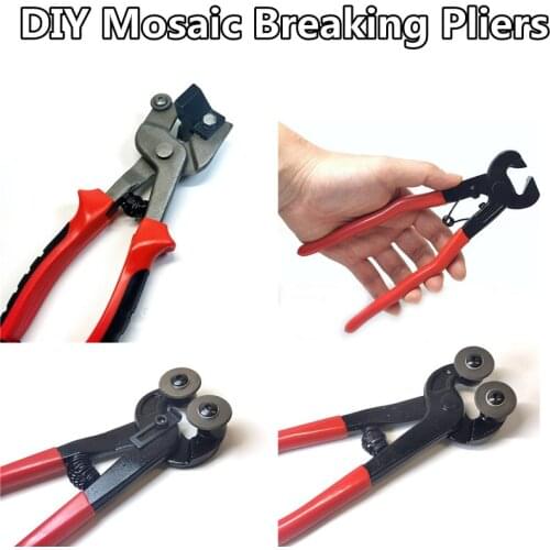 DIY Mosaic Cutters Breaking Pliers For Glass/Mosaic Stones/Ceramics Professional Mosaic Tiles Nippers 4 Kinds Optional