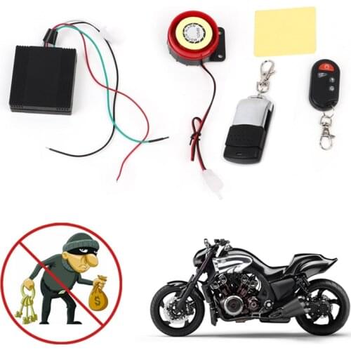 Hot Selling Scooter Car Security Alarm System Remote Control 12V Anti-theft Motorcycle Bike