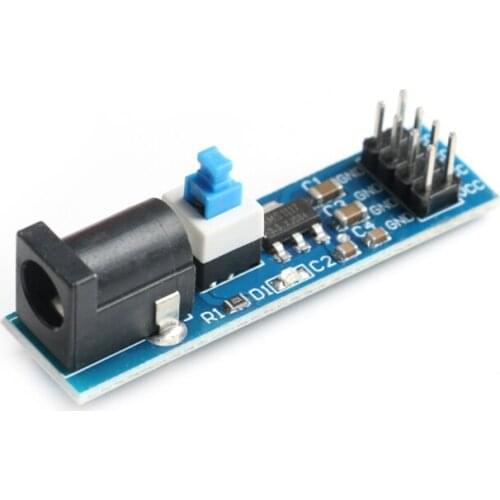 AMS1117 3.3V 5V Power Supply Module Output Voltage Interface Power Supply Regulator module with DC jack switch