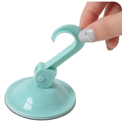 New Oversized Powerful Vacuum Strong Transparent Suction Cup Wall Hooks Free Seamless Nail Hook Hanger