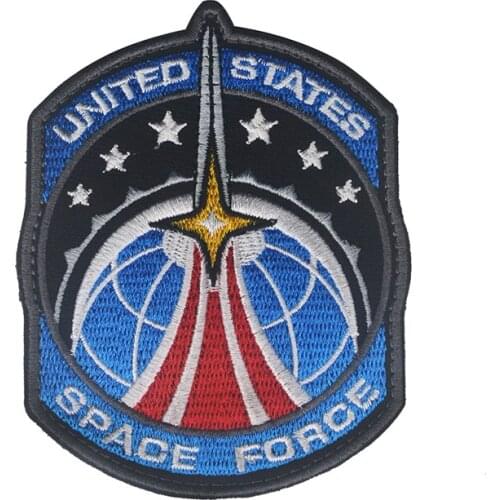2020 New American Space Force Space Agency Embroidered Armband Backpack Jeans Decorative Cloth Fabric Army Uniform Cloth Sticker