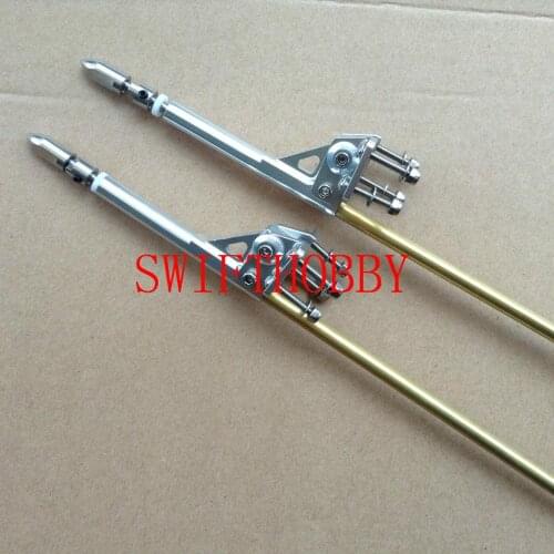 A pair Aluminum stinger with 4mm cable shaft flexible Full Set RC BOAT