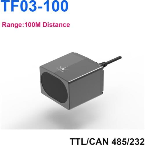 100M Distance Lidar IP67 TF03-100 vehicle anti-collision uav fixed height industrial security lidar UART/CAN/IO RS485/RS232
