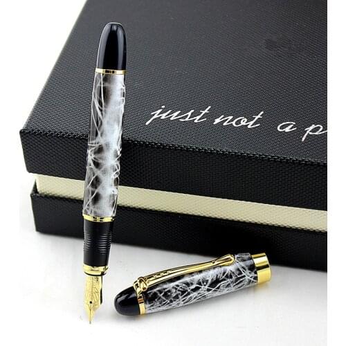 High Quality Iraurita fountain pen 0.5mm ink pens for writing full metal dolma kalem Caneta Stationery school