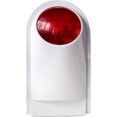 KIN JOIN Flash Light with Wired 2Beams Sensor Active Infrared Intrusion Detector Outdoor Perimeter Wall Barrier Fence System